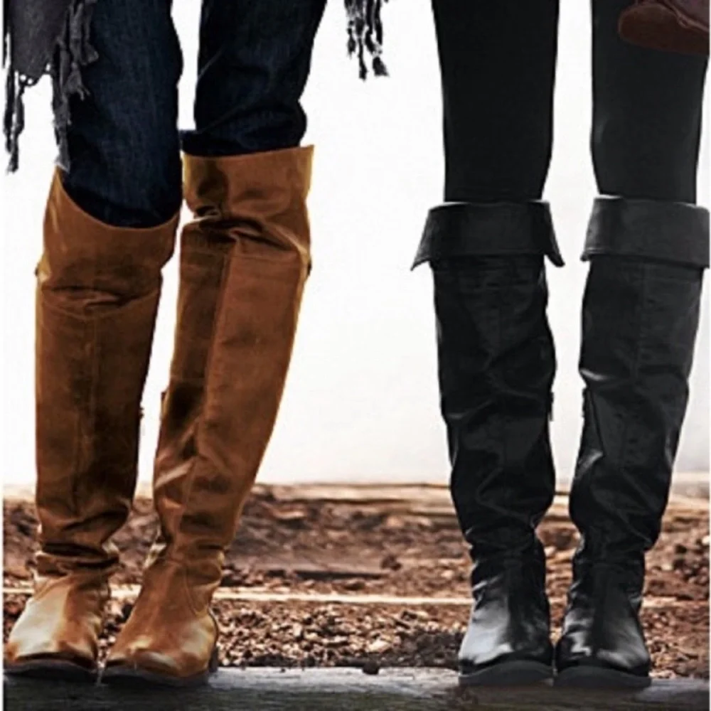 Frye Shirley OTK Foldover Riding Boot